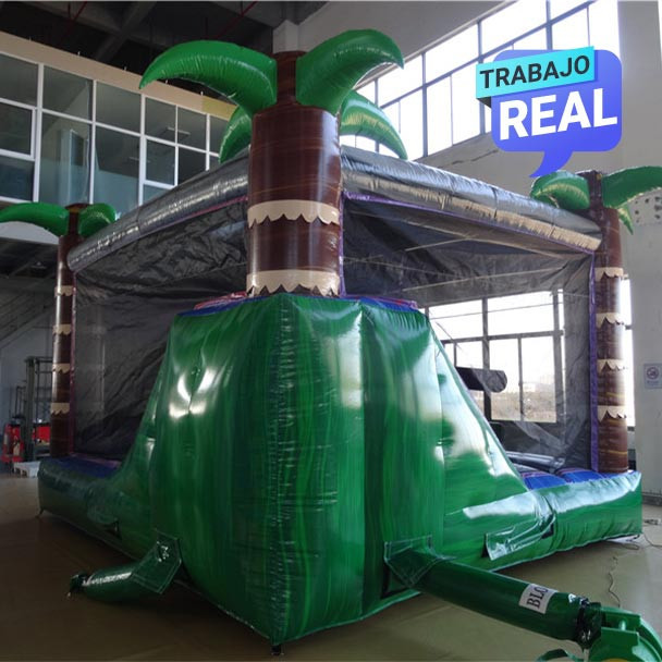 Inflable diseño tropical para eventos