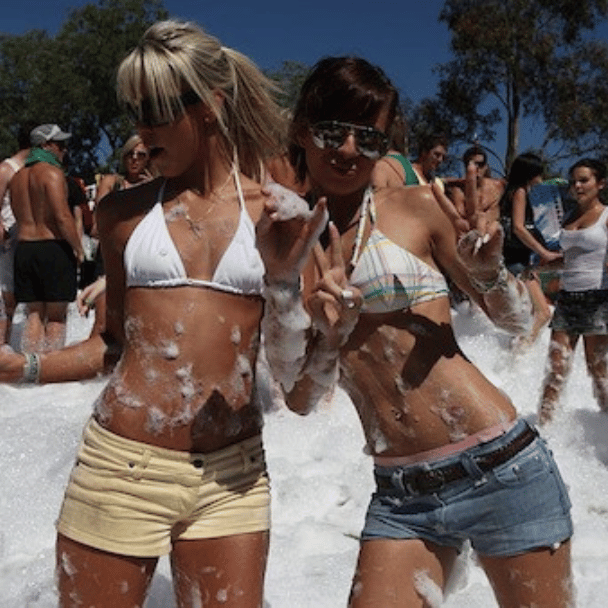 fiesta de espuma