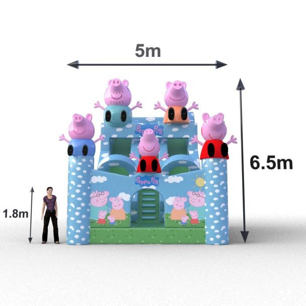 Deslizador 5 Muñecos Peppa Pig