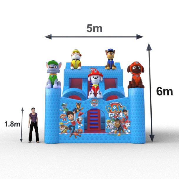 Deslizador 5 Muñecos Paw Patrol