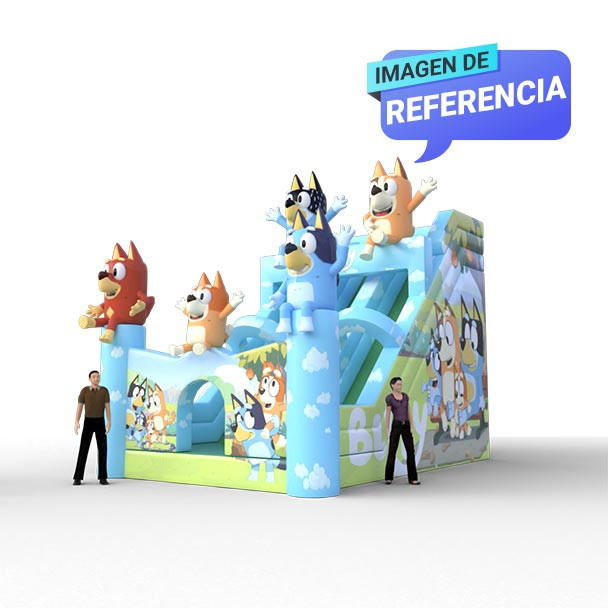 Deslizador 5 Muñecos Bluey