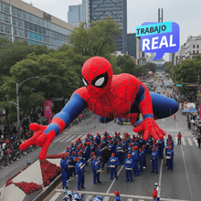 Inflable de helio spiderman