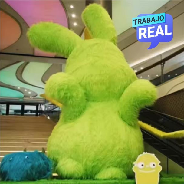 Conejo Inflable San Valentín