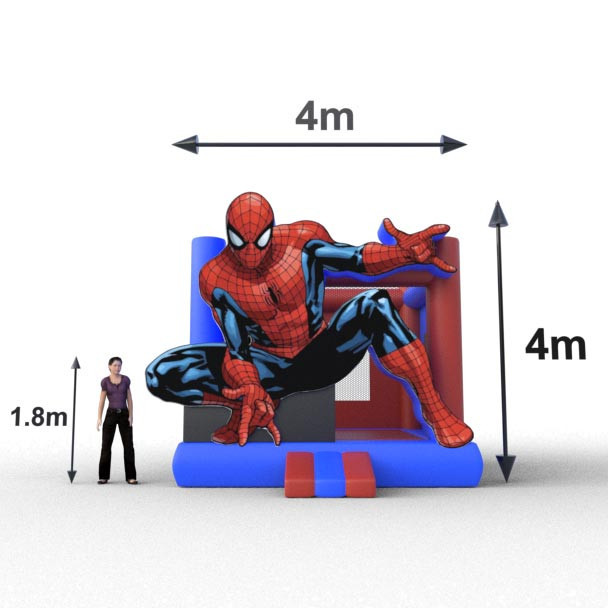 Saltarín Colchón Frontal Spider Man