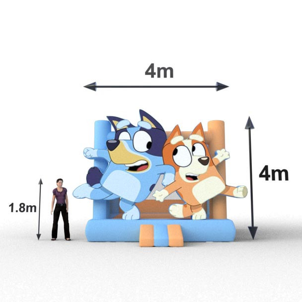 Saltarín Colchón frontal Bluey