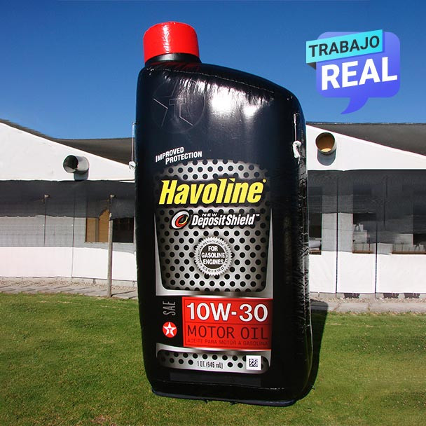 inflables de producto de marca Havoline Bogotá