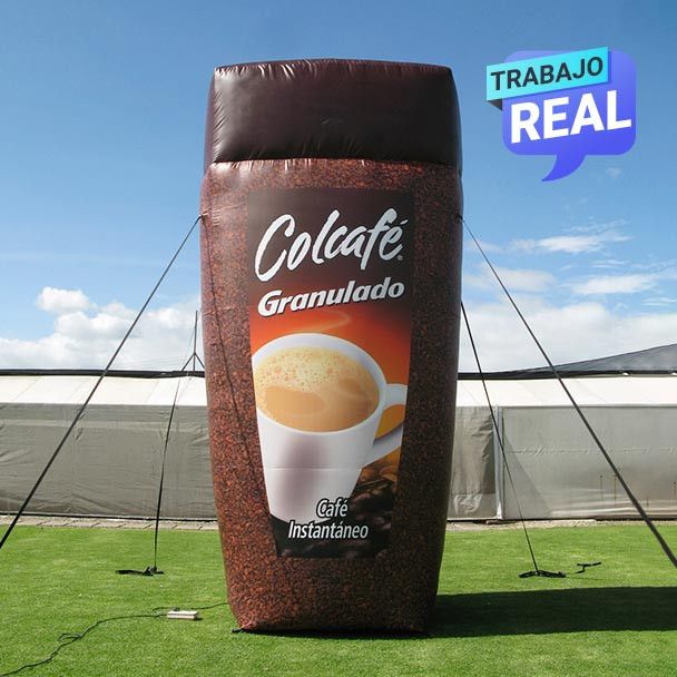 inflables de producto Colcafé Granulado Bogotá