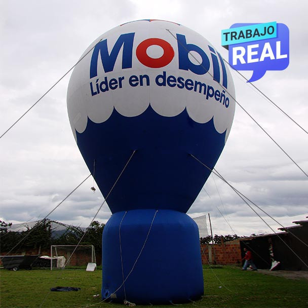 globos inflables publicitarios bogota Mobil Medellín