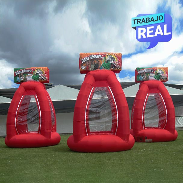 cabinas de sorteo Toroide Cabina Millonaria Medellín