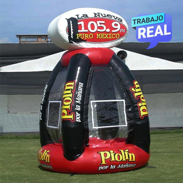 cabinas de sorteo Toroide 105.9 Bogotá