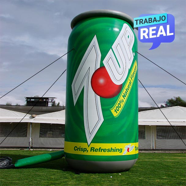 latas publicitarias en bogota 7 up Bogotá