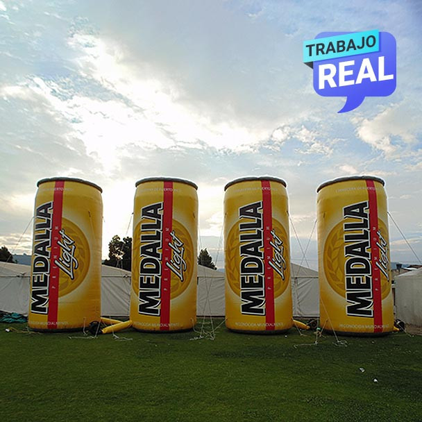 replicas inflables Medalla Medellín