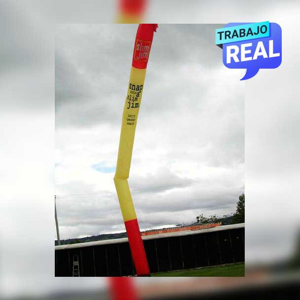 Sky Dancer Tubular Inflable Snap Cali