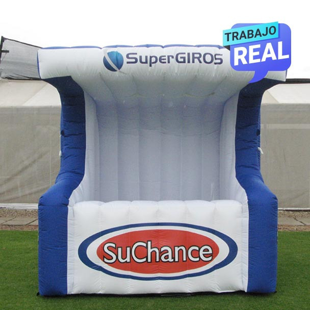 stand feria Inflable super Giros Bogotá