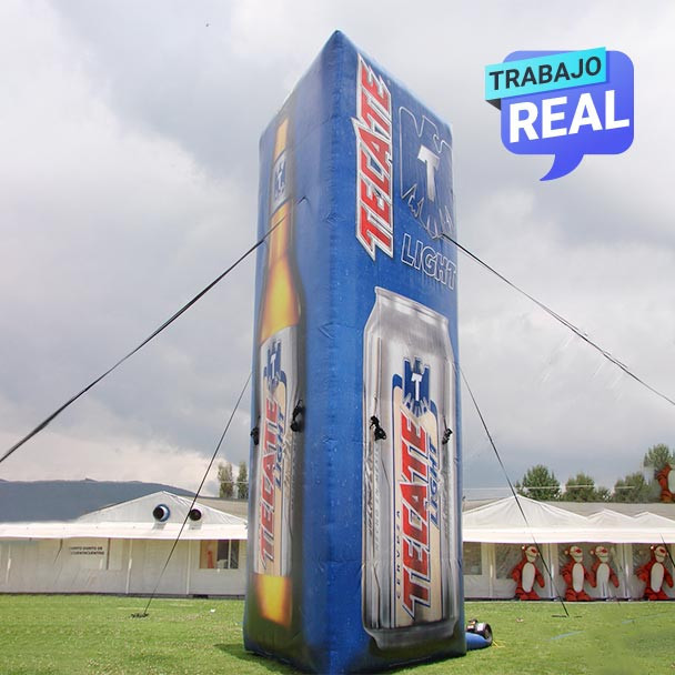 inflables publicitarios colombia Tecate Azul Medellín
