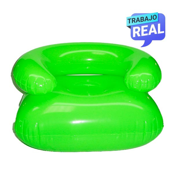 sillas inflables para niñas Verde Cali