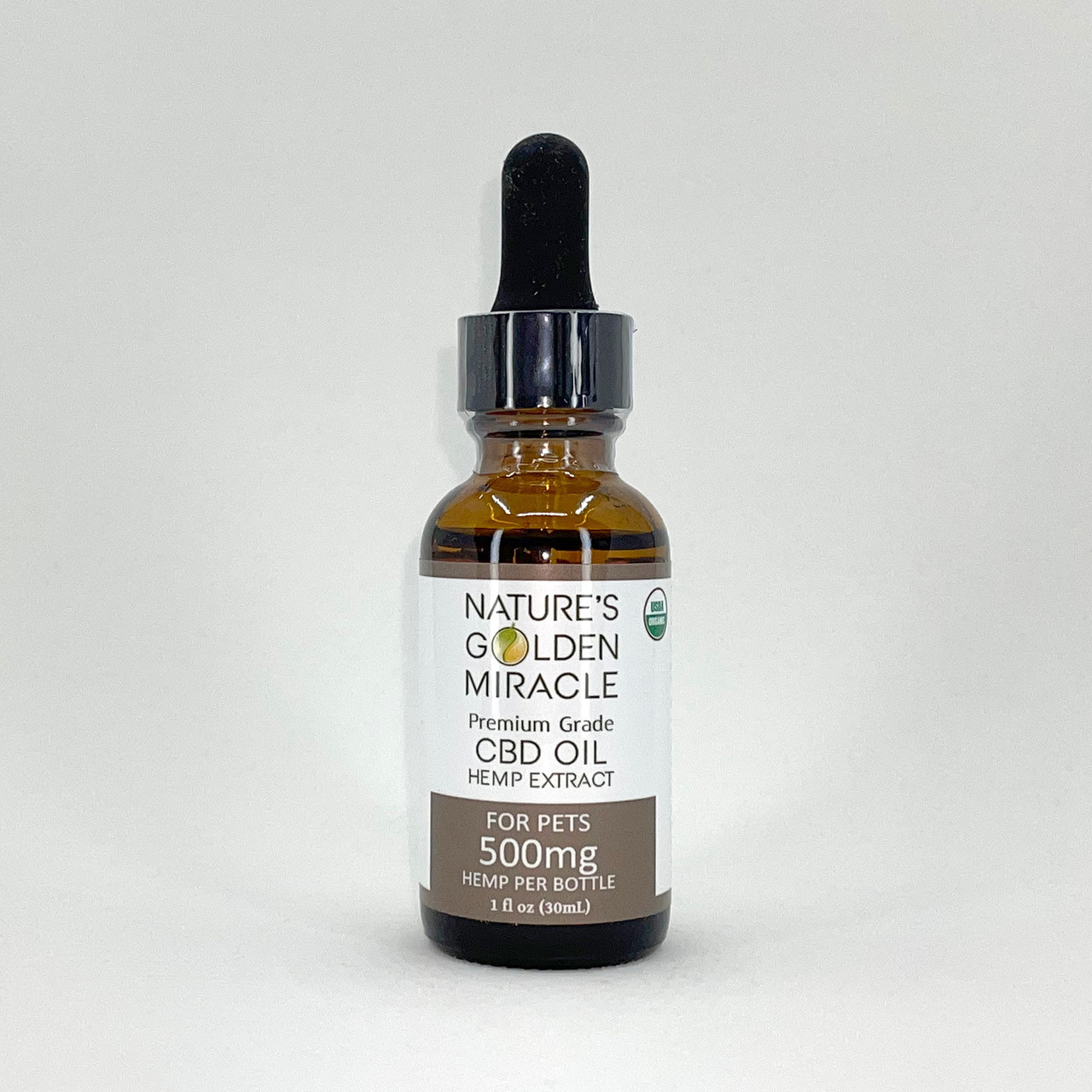 Nature's Golden Miracle Broad Spectrum CBD Oil Tinctures for Pets