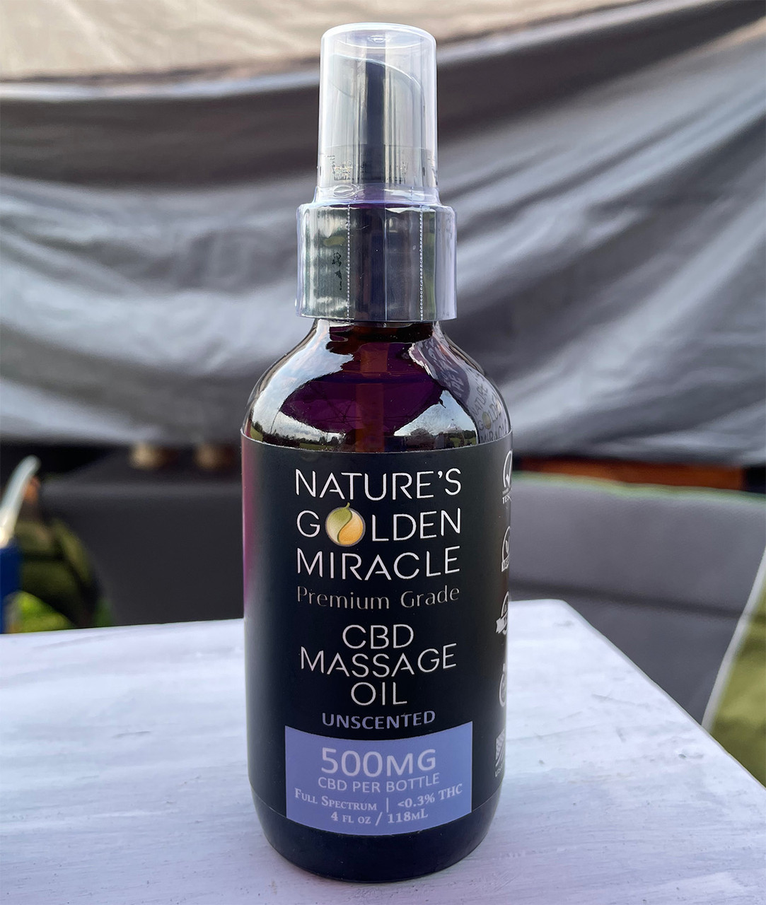 500mg Full Spectrum CBD Massage Oil