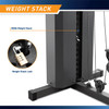 Marcy Club 200lb Home Gym  MKM-81010 - Infographic - Weight Stack and Lock