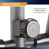 The Marcy NS-40501E Elliptical Trainer is easily adjustable using the resistance knob