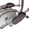 The Marcy Elliptical NS-1201E has large pedals with grip to ensure safety