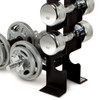 Compact Dumbbell Rack DBR-56 by Marcy prevents clutter and keeps weights off the floor.