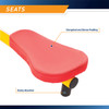 The Gym Dandy Pendulum Teeter Totter TT-320 seat pad is made of dense padding and designed to last for years