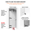 The Bionic Body door anchor - How to Use Door Anchor - Do not use on Bottom of Door