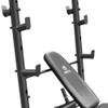 The Marcy Diamond Mid Size Bench MD-867W has multiple bar catches to vary your HIIT