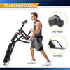 Marcy Deluxe Utility Weight Bench SB-350 - Infographic - Transport Handle and Wheels