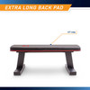 The Marcy SB-10510 Flat Bench has an extra long back pad