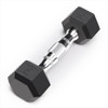 The Marcy 5 LB. Rubber Hex Dumbbell IBRH-005 is the best free weight for your high intensity interval body building training