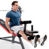 Marcy Multi-Position Olympic Bench MWB-5146 leg lift with leg developer