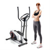 regenerating magnetic elliptical trainer machine marcy ME-704 front with model