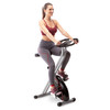 Folding Upright Exercise Bike with Adjustable Resistance  Circuit Fitness AMZ-150BK with Model