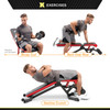 Utility Weight Bench with 5-Position Adjustable Seat  Circuit Fitness AMZ-563BN - Exercises