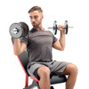 Utility Weight Bench with 5-Position Adjustable Seat  Circuit Fitness AMZ-563BN - Military Press