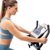 Magnetic Upright Exercise Bike with 15 Workout Presets  Circuit Fitness AMZ-594U - Pulse Sensor