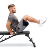 Adjustable Weight Bench with Six Position Mechanism  Circuit Fitness AMZ-617BN - Leg Raises