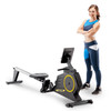 Foldable Magnetic Rowing Machine with Bluetooth  Circuit Fitness AMZ-986RW-BT - With Model