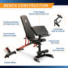 Marcy Pro Deluxe Smith Cage Home Gym System – SM-7553 - Infographic - Bench Construction