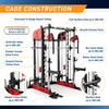 Marcy Pro Deluxe Smith Cage Home Gym System – SM-7553 - Infographic - Cage Construction