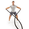 9 M (30 ft) Battle Ropes 38mm (1.5 Inch) Diamater Heavy Exercise Rope  ProIron PRO-ZS01-1 - In Use By Model
