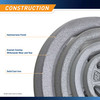 50lb Standard Size Grip Plate  B5G-5550 - Infographic - Construction