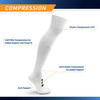 Sockapro Soccer Sock  Compression Sock for Shin Guard  Marcy Sports - Infographic - Compression