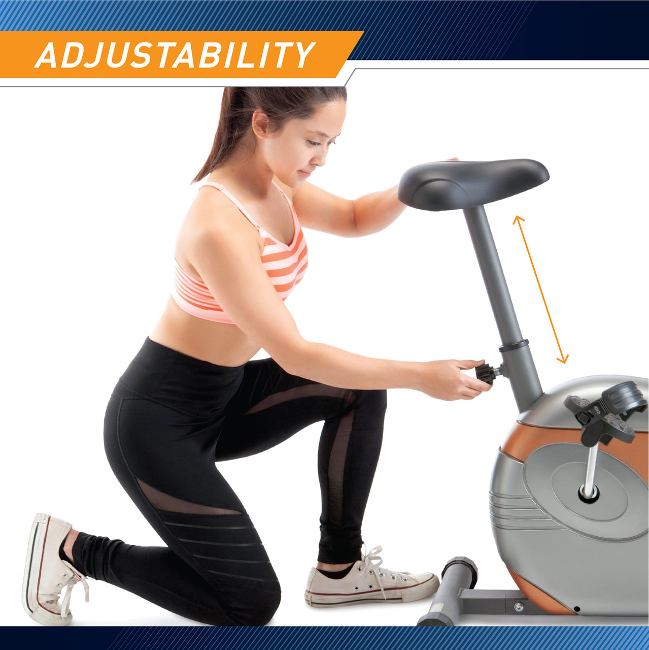 Upright Exercise Bike - Marcy ME-708 Quality Cardio Products