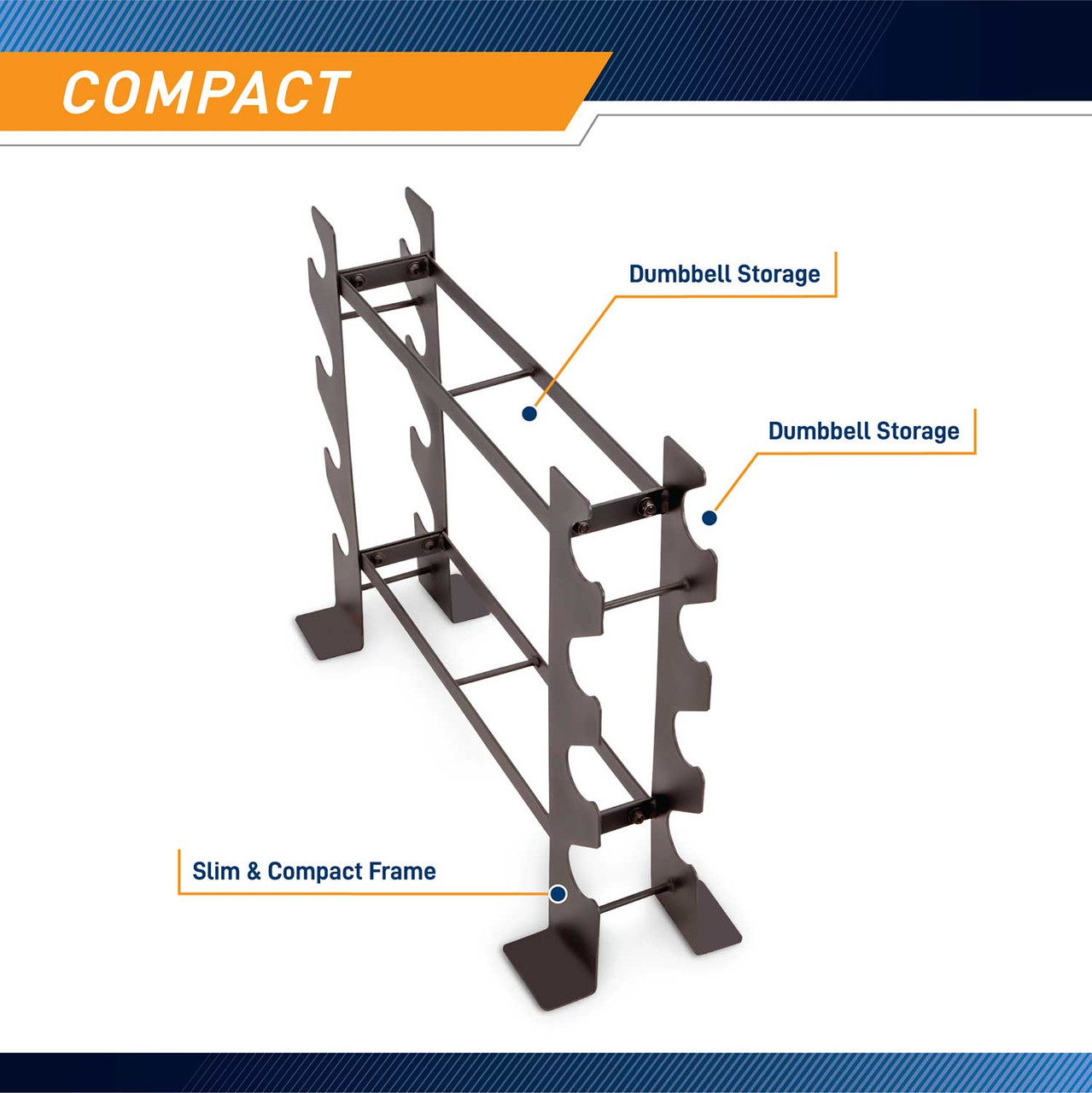 Marcy Compact Dumbbell Rack Free Weight Stand for Home Gym DBR-56 20.50 x 8.50 x 27.00 inches Black Marcy Compact Dumbbell Rack Free Weight Stand for Home Gym DBR-56 20.50 x 8.50 x 27.00 inches Black
