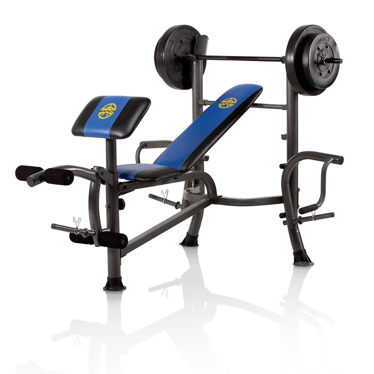 Marcy Standard Bench 80 Lb Weight Set Heavy Duty High Quality