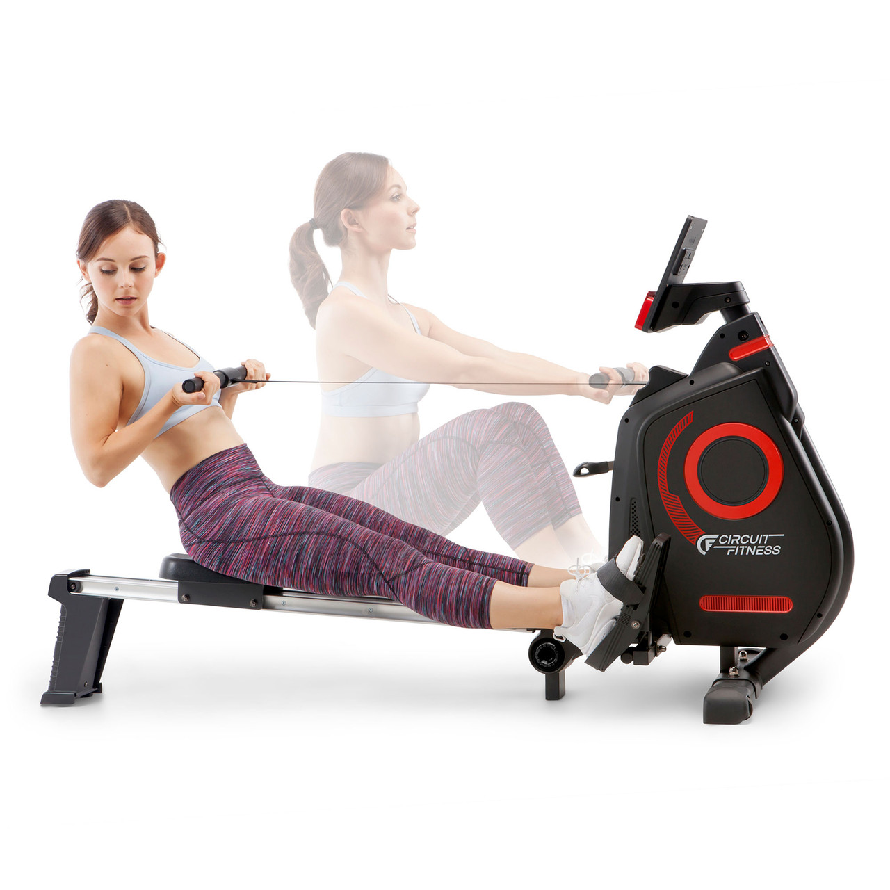 Foldable Rowing Machine with Magnetic Resistance Circuit Fitness AMZ 979RW