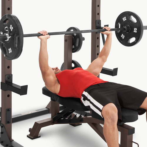 bodysmith by parabody weight bench safety racks